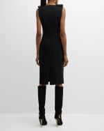 Image 4 of 6: Salon 1884 Vero Plunging Sleeveless Dress