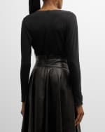 Image 4 of 6: Salon 1884 Daphne Batwing Bodysuit