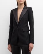 Image 2 of 6: Salon 1884 Martine Single-Breasted Tuxedo Jacket