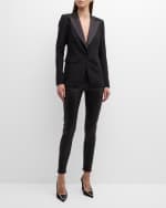 Image 5 of 6: Salon 1884 Martine Single-Breasted Tuxedo Jacket