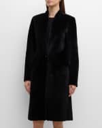 Image 5 of 6: Salon 1884 Hemingway Shearling Coat