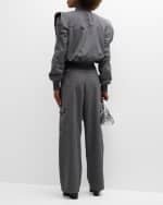 Image 3 of 6: Koche Pin-Dot Long-Sleeve Sports Jacket