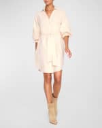 Image 1 of 3: Brochu Walker Kate Belted Mini Shirtdress
