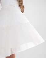 Image 3 of 4: Zoe Girl's Gemma Dress W/ Gold Dots Overlay, Size 7-16