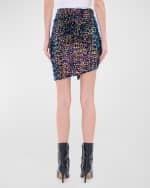 Image 2 of 3: Iro Dasia Sequined Mini Skirt