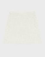 Image 1 of 7: Theory Checked High-Waist Mini Skirt