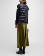 Image 4 of 6: Moncler Wool-Blend Puffer Cardigan
