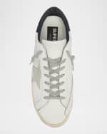 Image 4 of 6: Golden Goose Men's Super-Star Leather Low-Top Sneakers