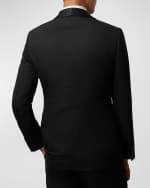 Image 5 of 5: Ralph Lauren Purple Label Men's Gregory Barathea Wool Shawl Tuxedo