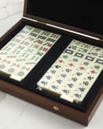 Image 2 of 3: MANOPOULOS Mah Jongg Tiles in California Walnut Case