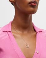 Image 2 of 5: Sydney Evan 14k Diamond Pave Initial Necklace