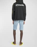 Image 3 of 6: Balenciaga Men's Hand Drawn Balenciaga Hoodie Medium Fit