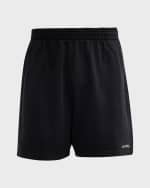 Image 1 of 6: Balenciaga Men's Hand Drawn Balenciaga Sweat Shorts