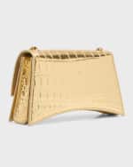 Image 4 of 6: Balenciaga Crush XS Chain Bag Metallized Crocodile Embossed