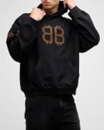 Image 4 of 6: Balenciaga Men's Crypto Hoodie Medium Fit