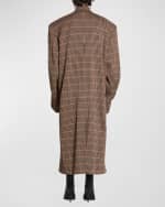 Image 3 of 4: Balenciaga Tailored Knitted Coat