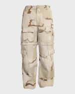 Image 2 of 6: Balenciaga Men's Balenciaga Large Cargo Pants