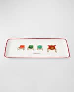 Image 2 of 4: Kit Kemp for Spode Doodle Sandwich Platter, 12"