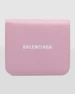 Image 1 of 4: Balenciaga Cash Flap Coin And Card Holder