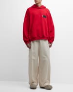 Image 5 of 6: Balenciaga Men's Gaffer Oversized Hoodie