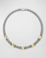 Image 4 of 5: LAGOS Embrace 5 Station X Caviar Necklace