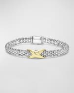 Image 1 of 5: LAGOS Embrace X Station 18K Caviar Bracelet