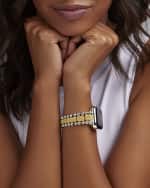 Image 2 of 5: LAGOS Smart Caviar Lux Two Tone 38mm Apple Watch Bracelet