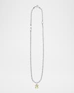Image 2 of 3: LAGOS Embrace Sterling Silver 18K Gold X Pendant Necklace