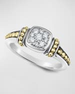 Image 1 of 5: LAGOS Rittenhouse Two-Tone Pave Diamond Ring