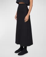 Image 1 of 2: LESET Rio Solid Maxi Skirt