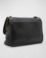 Image 4 of 6: Saint Laurent Niki Medium Flap YSL Shoulder Bag in Leather