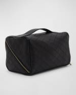 Image 4 of 6: Saint Laurent Vanity Case YSL Top-Handle Bag in Quilted Smooth Leather