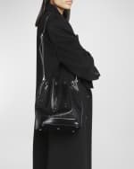 Image 2 of 6: Saint Laurent Le Monogram Bucket Bag in Spazzolato Leather