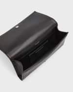 Image 5 of 6: Saint Laurent Kate YSL Clutch in Quilted Smooth Leather