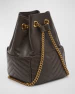 Image 4 of 6: Saint Laurent Joe Mini YSL Bucket Bag in Smooth Leather