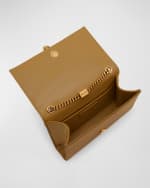 Image 5 of 6: Saint Laurent Kate Small Tassel YSL Crossbody Bag in Satin