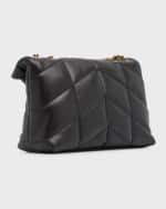 Image 4 of 6: Saint Laurent Lou Puffer Toy YSL Shoulder Bag in Quilted Leather