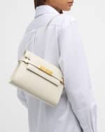 Image 2 of 6: Saint Laurent Manhattan Small Shoulder Bag in Smooth Leather