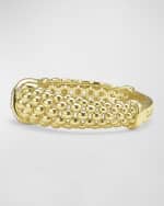 Image 5 of 5: LAGOS 18K Embrace Diamond Pave X Ring, Size 7