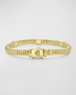 Image 3 of 5: LAGOS 18K Embrace Diamond Triple X 6mm Rope Bracelet, Size 7"L