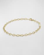 Image 4 of 4: LAGOS 18K Signature Caviar 4x3mm Oval Link Bracelet, Size 7"L