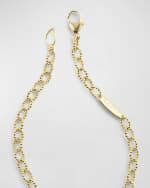 Image 3 of 4: LAGOS 18K Signature Caviar 4x3mm Oval Link Bracelet, Size 7"L