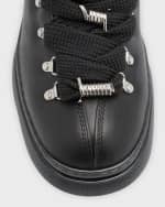 Image 4 of 6: Burberry Men's Leather Trek Boots