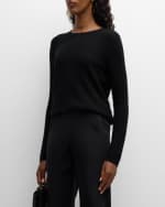 Image 1 of 6: TSE Cashmere Cashmere Textured Crewneck Sweater