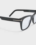 Image 5 of 5: TOM FORD FT5886 Blue Blocking Acetate & Plastic Square Glasses