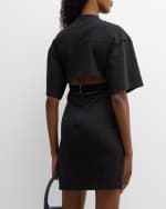 Image 4 of 5: Jacquemus Bahia Twist Mini Dress