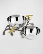 Image 2 of 5: Michael Aram Lovebirds Double Dish