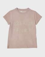 Image 1 of 3: Golden Goose Girl's Journey Glittery Logo-Print T-Shirt, Size 4-10