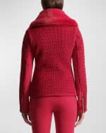 Image 4 of 6: FUSALP Montana Quilted Down Jacket with Faux Fur Collar