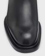Image 4 of 6: Alexander McQueen Men's Cuban Stack Boots